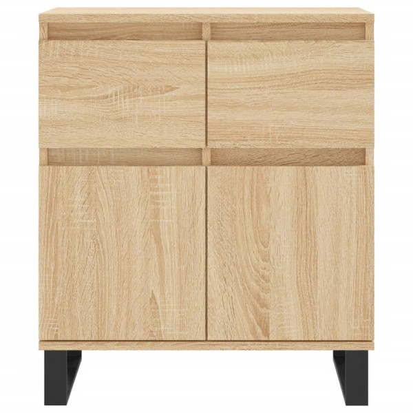 Aparador de madera contrachapada roble Sonoma 60x35x70 cm M 5