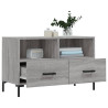 Mueble de TV madera de ingeniería gris Sonoma 80x36x50 cm 4
