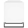 Armário para discos 121x38x48 cm derivados de madeira branco 5