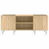 Mueble discos madera contrachapada roble sonoma 121x38x48 cm 4