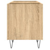 Mueble discos madera contrachapada roble sonoma 121x38x48 cm 5
