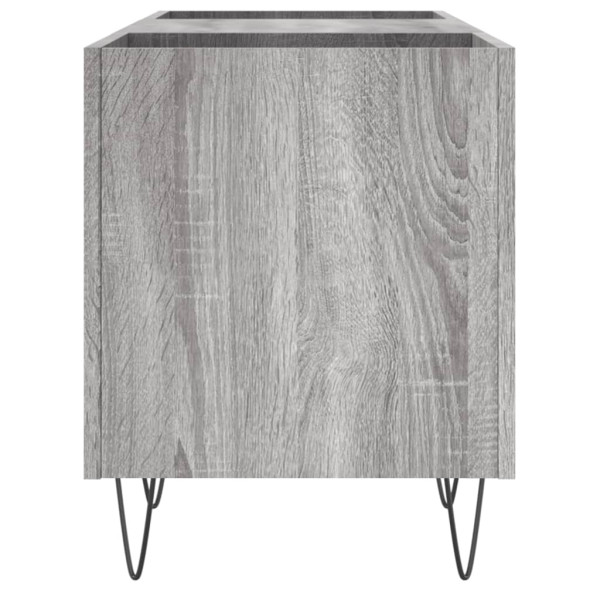 Mueble para discos madera contrachapada gris sonoma 121x38x48cm M 5