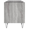 Mueble para discos madera contrachapada gris sonoma 121x38x48cm 5
