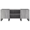 Mueble para discos madera contrachapada gris sonoma 121x38x48cm 4
