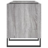 Mueble para discos madera contrachapada gris sonoma 121x38x48cm 5
