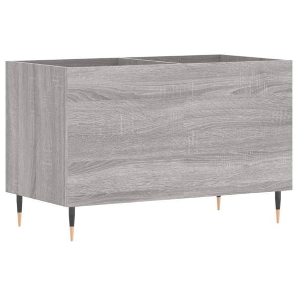 Mueble discos madera contrachapada gris sonoma 74.5x38x48 cm M 2