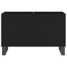 Mueble para discos madera contrachapada negro 74.5x38x48 cm 4