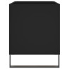 Armário para discos 74.5x38x48 cm derivados de madeira preto 5