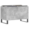 Mueble discos madera contrachapada gris hormigón 74.5x38x48 cm 3