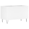 Mueble para discos madera contrachapada blanco 74.5x38x48 cm 2