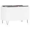 Mueble para discos madera contrachapada blanco 74.5x38x48 cm 3