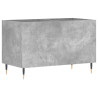 Mueble discos madera contrachapada gris hormigón 74.5x38x48 cm 2