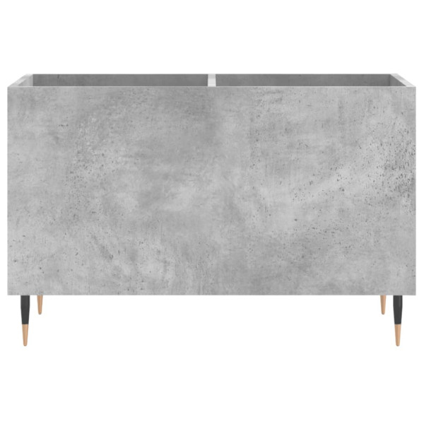 Mueble discos madera contrachapada gris hormigón 74.5x38x48 cm M 4