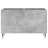 Mueble discos madera contrachapada gris hormigón 74.5x38x48 cm 4