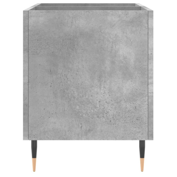 Mueble discos madera contrachapada gris hormigón 74.5x38x48 cm M 5