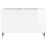 Armário p/ discos 74.5x38x48 cm deriv. madeira branco brilhante 4