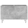 Mueble discos madera contrachapada gris hormigón 74.5x38x48 cm 4