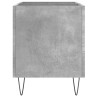 Mueble discos madera contrachapada gris hormigón 74.5x38x48 cm 5