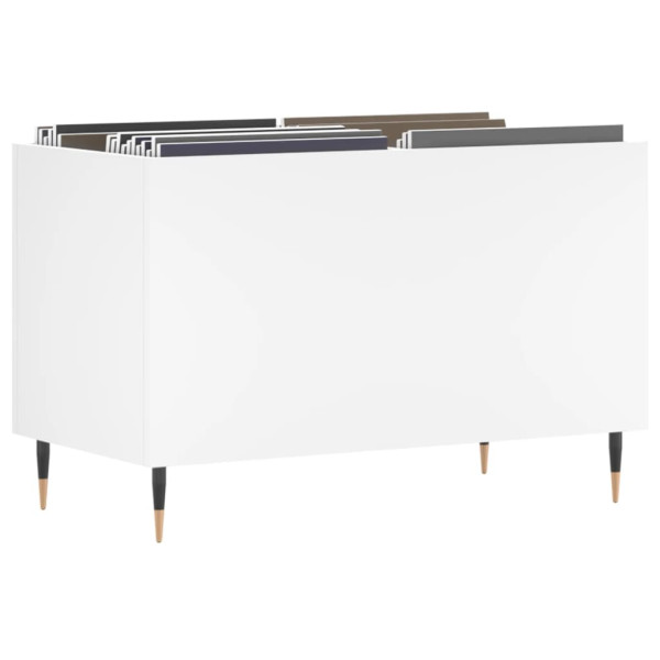 Armário para discos 74.5x38x48 cm derivados de madeira branco M 3