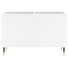 Mueble para discos madera contrachapada blanco 74.5x38x48 cm 4