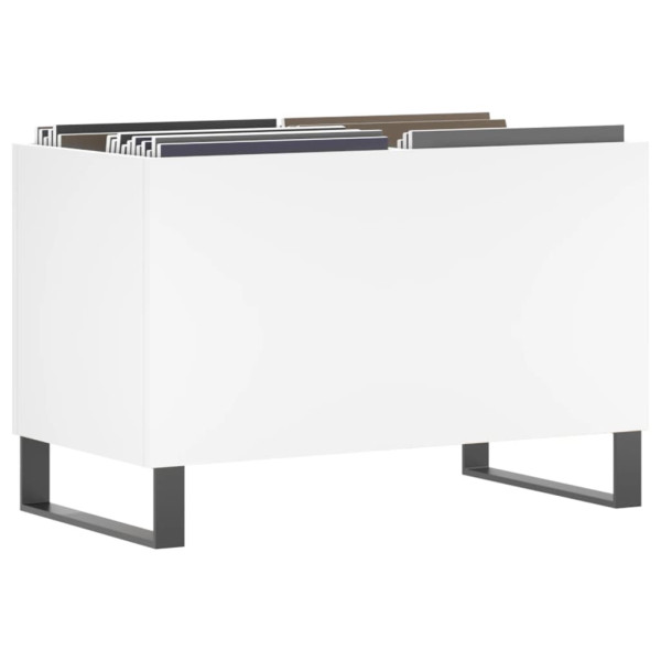Armário para discos 74.5x38x48 cm derivados de madeira branco M 3