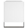 Armário para discos 74.5x38x48 cm derivados de madeira branco 5