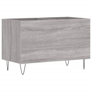 Mueble discos madera contrachapada gris sonoma 74.5x38x48 cm H