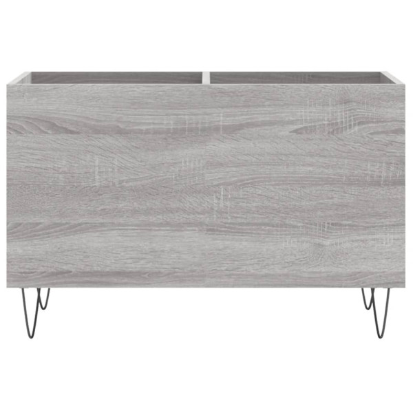 Mueble discos madera contrachapada gris sonoma 74.5x38x48 cm M 4