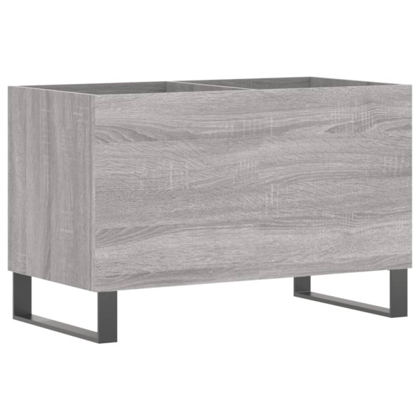 Mueble discos madera contrachapada gris sonoma 74.5x38x48 cm M 2
