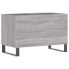 Mueble discos madera contrachapada gris sonoma 74.5x38x48 cm 2
