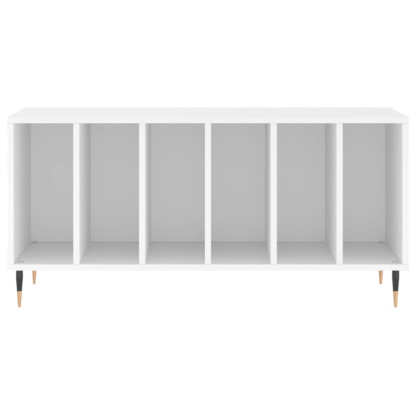 Armário para discos 100x38x48 cm derivados de madeira branco M 4