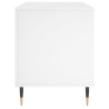 Mueble para discos madera contrachapada blanco 100x38x48 cm 5