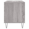 Mueble para discos madera contrachapada gris Sonoma 100x38x48cm 5
