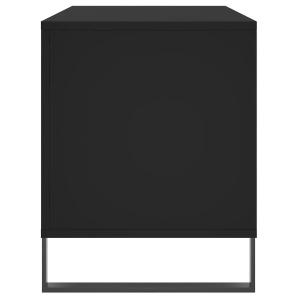 Armário para discos 100x38x48 cm derivados de madeira preto M 5