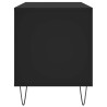 Mueble para discos madera contrachapada negro 100x38x48 cm 5