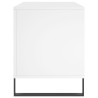 Mueble para discos madera contrachapada blanco 100x38x48 cm 5