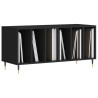 Mueble para discos madera contrachapada negro 100x38x48 cm 3
