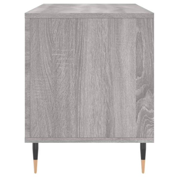 Mueble para discos madera contrachapada gris Sonoma 100x38x48cm M 5