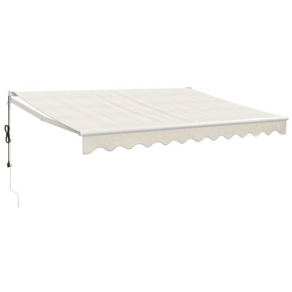 Toldo retrátil automático 3.5x2.5 m cor creme M 2
