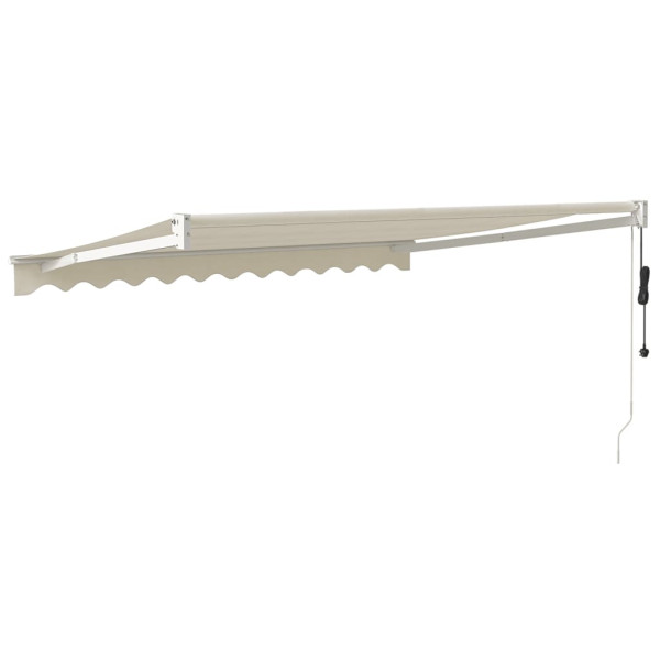 Toldo retrátil automático 3.5x2.5 m cor creme M 5