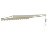 Toldo retráctil automático color crema 3.5x2.5 m 5