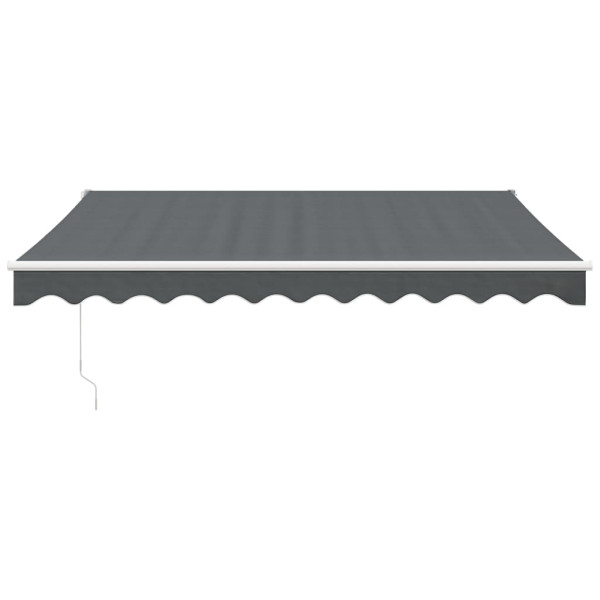 Toldo retráctil automático gris antracita 3.5x2.5 m M 3