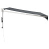 Toldo retráctil automático gris antracita 3.5x2.5 m 4
