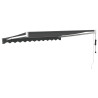 Toldo retrátil automático 3.5x2.5 m antracite 5