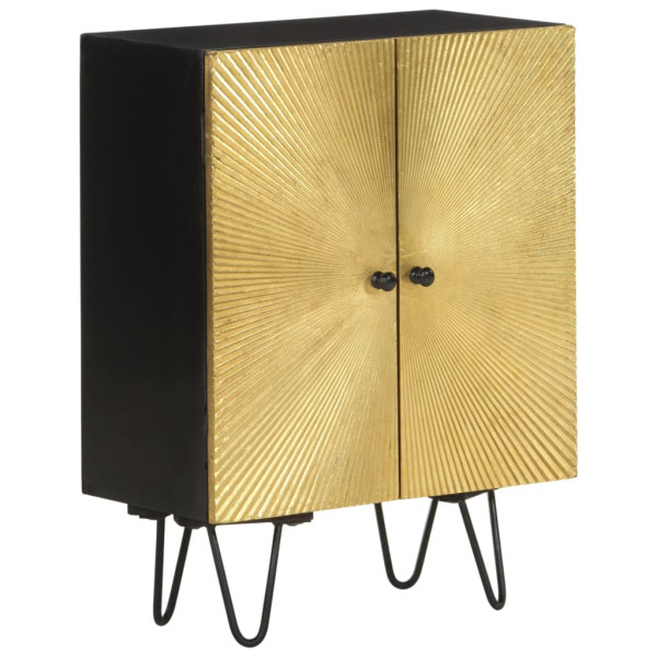 Aparador de madera maciza de mango 55x30x75 cm D