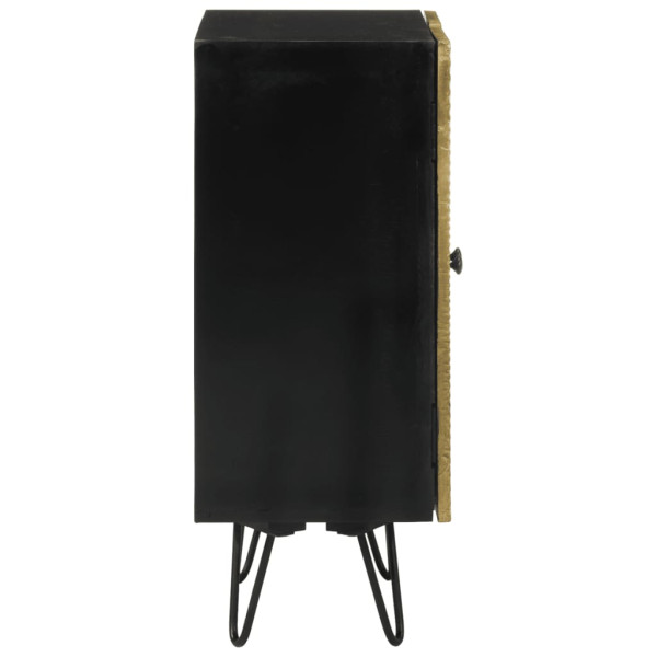 Aparador de madera maciza de mango 55x30x75 cm M 5