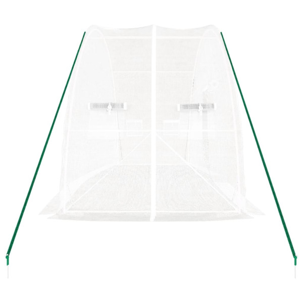 Estufa com estrutura de aço 12 m² 6x2x2.85 m branco M 5