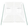 Invernadero con estructura de acero blanco 8 m² 4x2x2 m 5