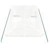Invernadero con estructura de acero blanco 10 m² 5x2x2.3 m 5