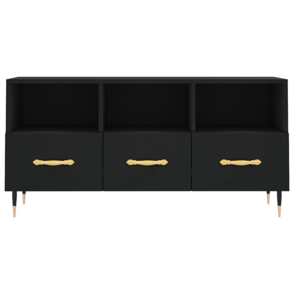 Móvel de TV 102x36x50 cm derivados de madeira preto M 5